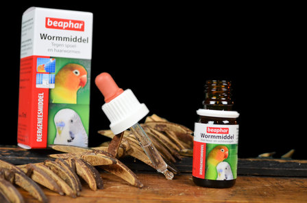 wormmiddel voor papegaaien 1