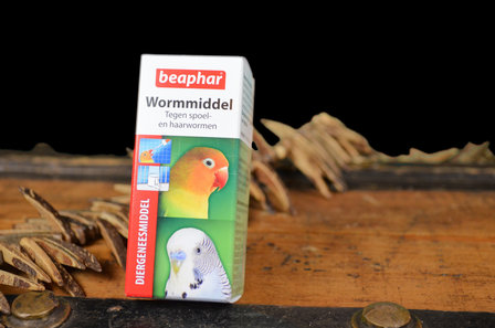 wormmiddel voor papegaaien 2