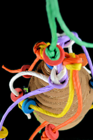 Papegaaienspeelgoed karton