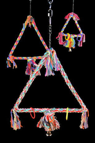 Papegaaienspeelgoed schommel