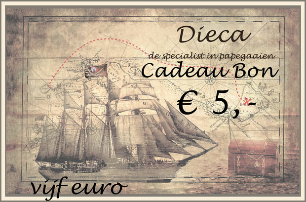 1* Dieca cadeaubon € 5,-