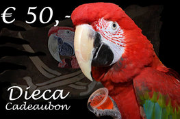 4* Dieca cadeaubon € 50,-